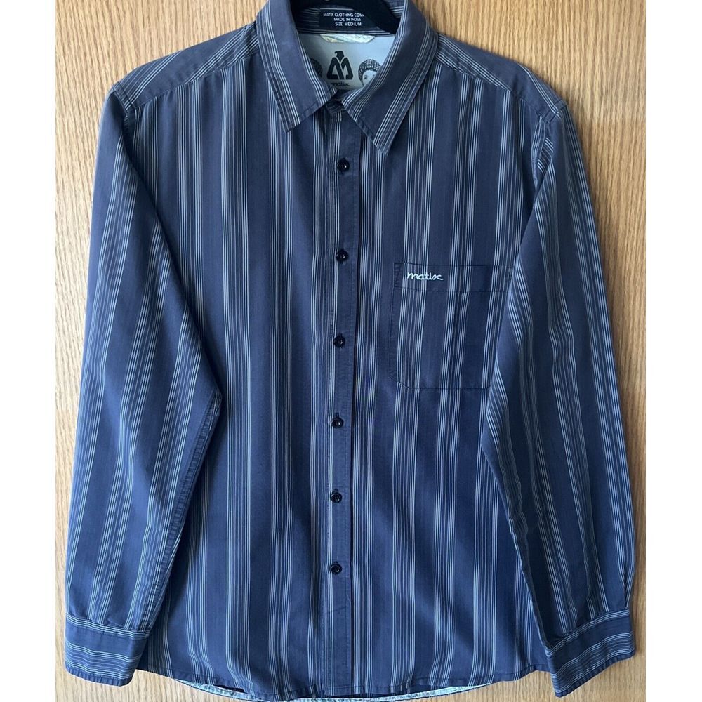 Men's Matix Daewon Song Button Down Long Sleeve Fairway Shirt  - Medium Slim Fit